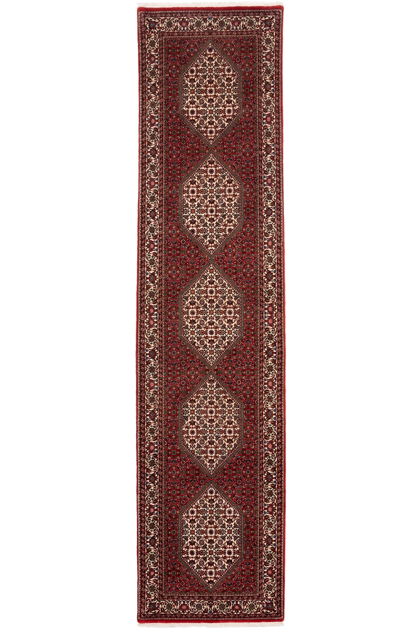 Bidjar mit Seide, 348 × 81 cm