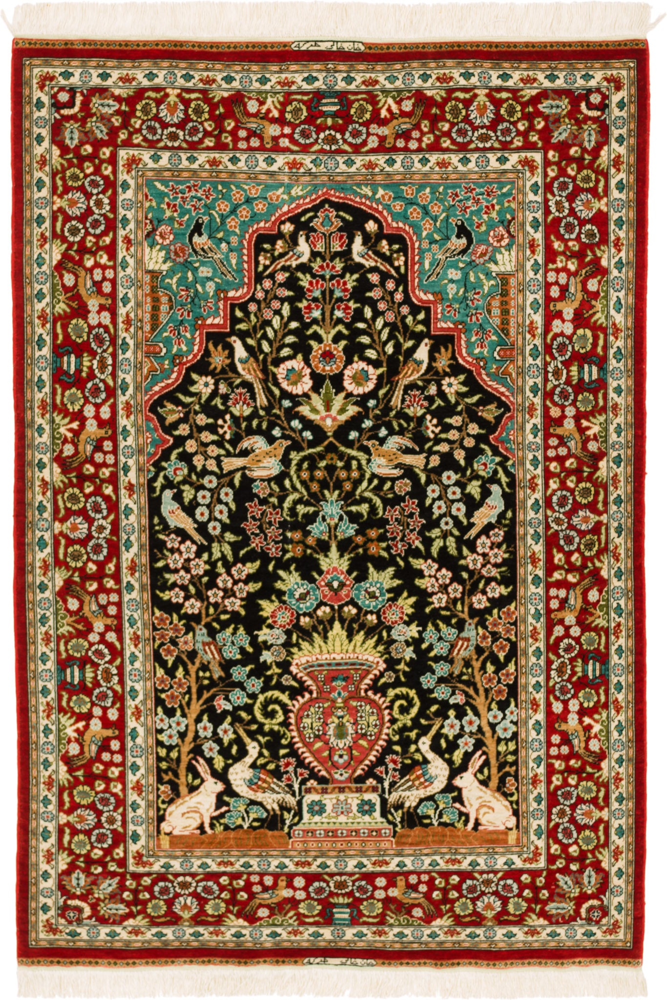 Hereke Seide, 98 × 68 cm