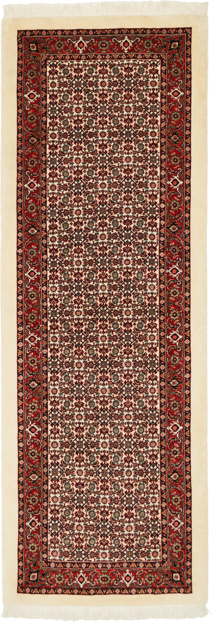 Bidjar mit Seide, 206 × 72 cm
