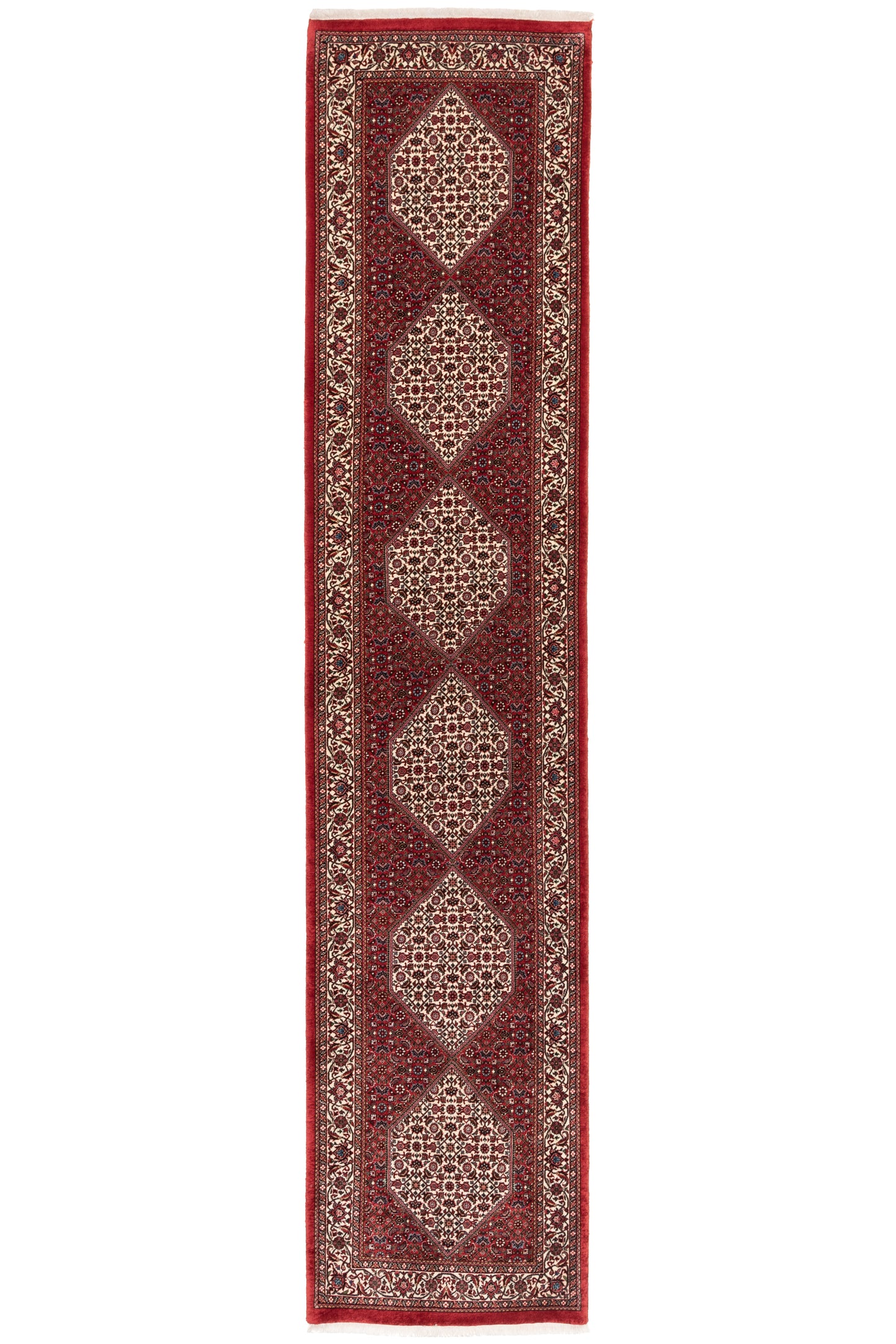 Bidjar mit Seide, 390 × 84 cm