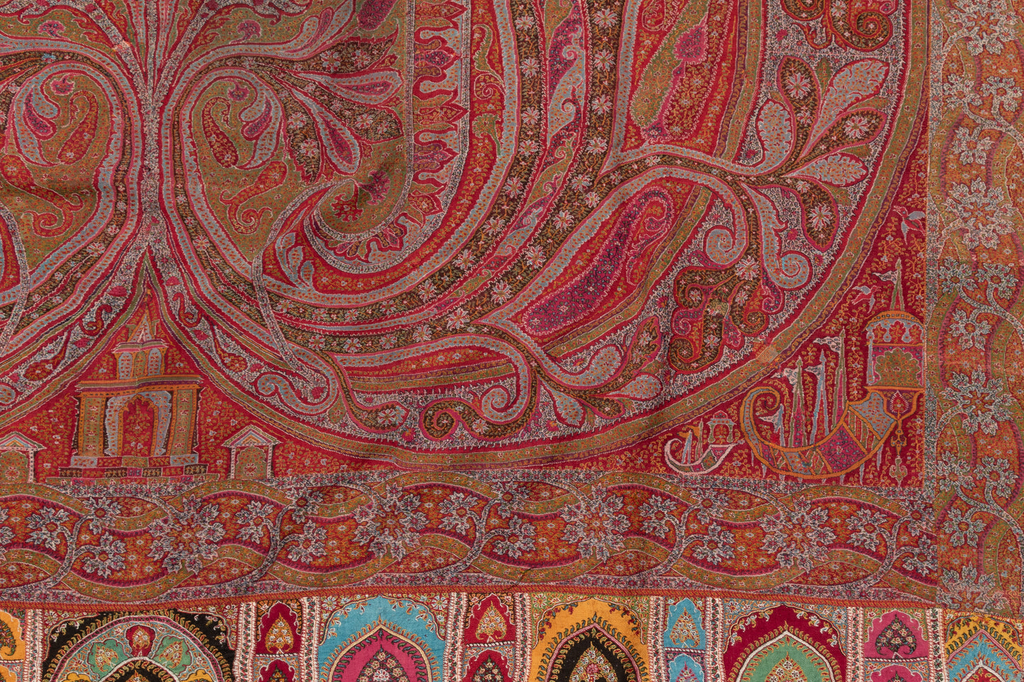 Kaschmir-Schal, 340 × 140 cm
